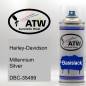 Preview: Harley-Davidson, Millennium Silver, DBC-35499: 400ml Sprühdose, von ATW Autoteile West.